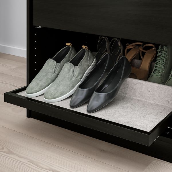 Выдвижная полка, черно-коричневый 75x58 см IKEA KOMPLEMENT КОМПЛИМЕНТ 903.666.55 - фото 3