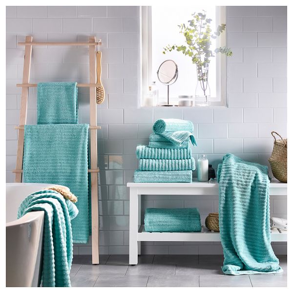 Полотенце, бирюзовый, 30x50 см IKEA ФЛОДАРЕН 503.813.04 - фото 5