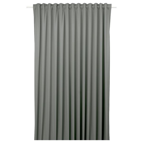 Блокирующая свет гардина, 1 шт., светло-зеленый 210x300 см IKEA BENGTA БЕНГТА 005.129.96 - фото 1