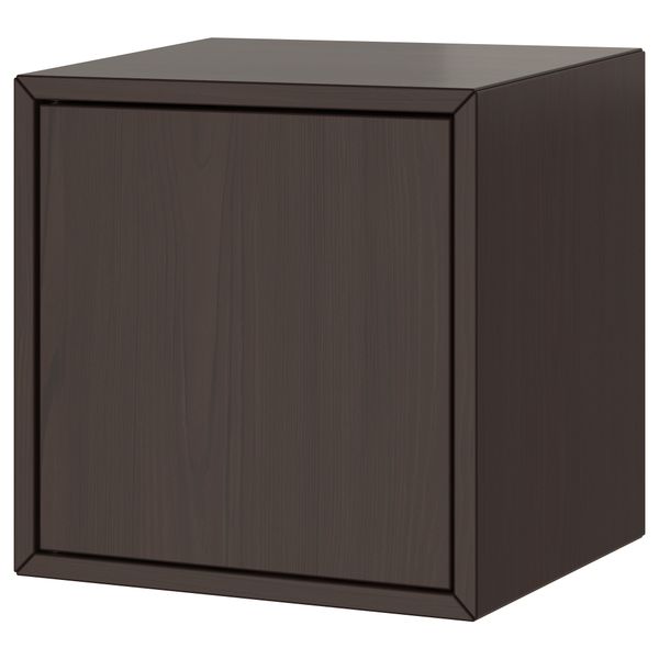 Навесной шкаф с 1 дверцей ВЭЛЬЕ, коричневый (35x35 см) - фото 1