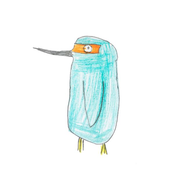 Мягкая игрушка САГОСКАТТ, птица, синий - фото 4