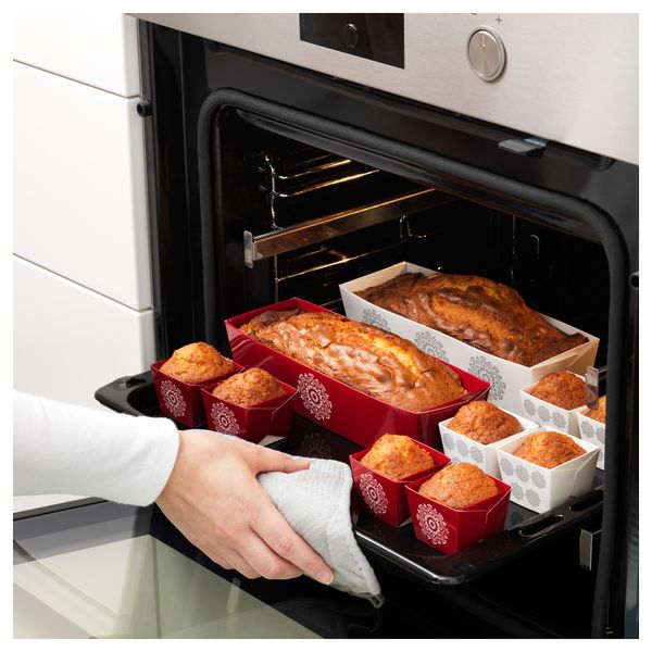 Форма для выпечки, 10 шт. ВИНТЕР 2015, бумага красный, белый - фото 2