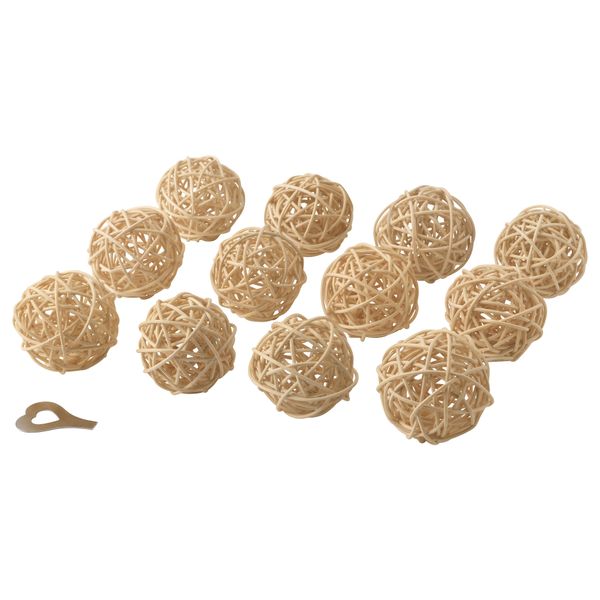 Украшение для гирлянды СТРОЛА, ротанг бежевый - фото 1