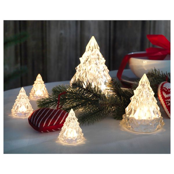 Декоративная подсветка, светодиоды, с батарейным питанием 6 см IKEA KÖLDKNÄPP КЁЛДКНЭПП 904.703.60 - фото 2