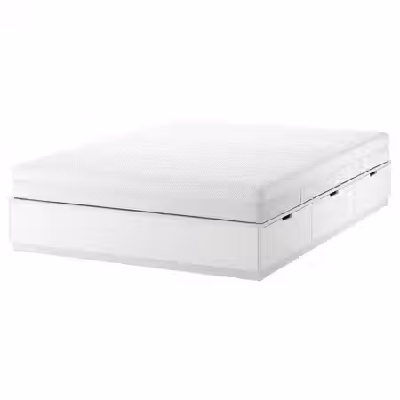 NORDLI Кровать с отд д/хранения и матрасом