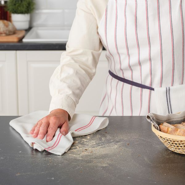 Полотенце кухонное, красный 45x60 см IKEA HILDEGUN ХИЛЬДЕГУН 604.840.14 - фото 2