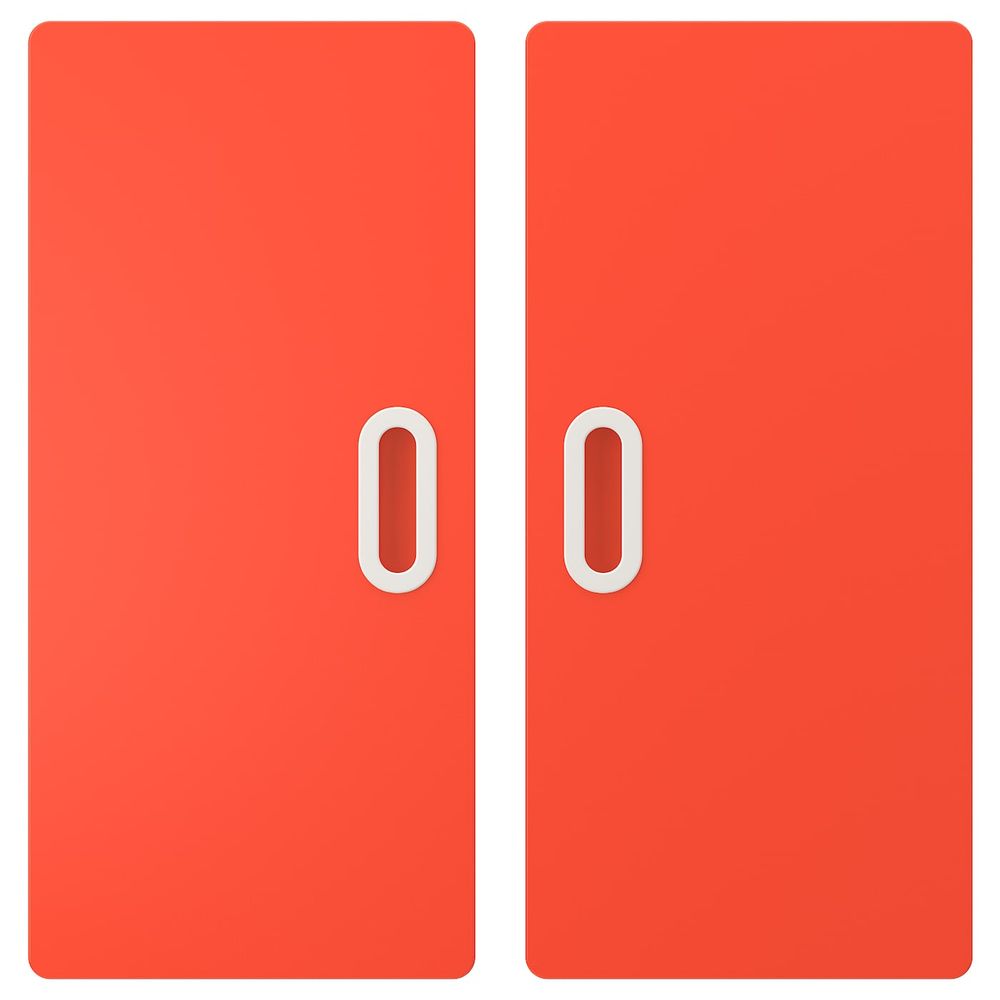 Дверь, красный 60x64 см 2 шт IKEA FRITIDS ФРИТИДС 703.867.96 - фото 1