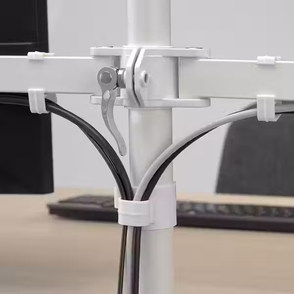STUBBERGET СТУББЕРГЕТ Кронштейн для 2 мониторов - белый - фото 4