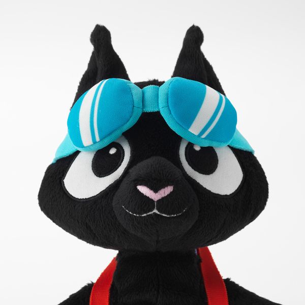 Мягкая игрушка, кот IKEA ЛАТТО 303.624.91 - схема-чертеж с размерами