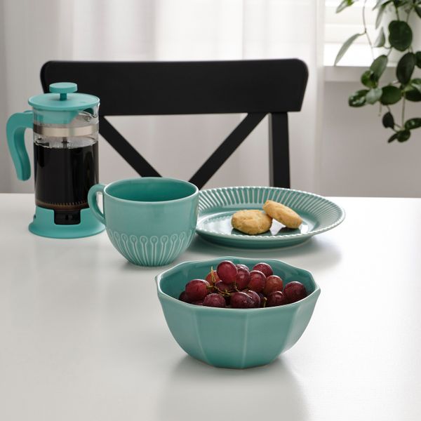 Миска, бирюзовый 15 см IKEA STRIMMIG СТРИММИГ 704.863.19 - фото 3