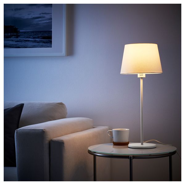 Основание настольной лампы РОДД, белый - схема-чертеж с размерами