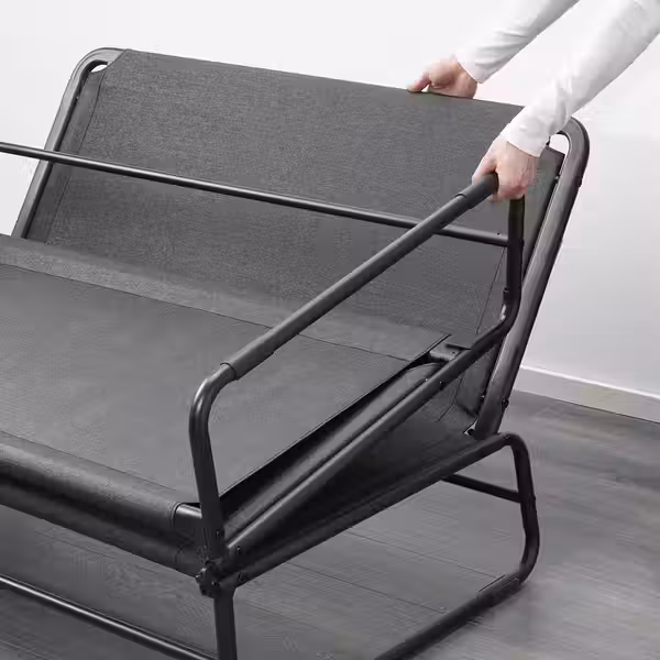 HAMMARN Диван-кровать - Knisa темно-серый/чёрный - фото 6