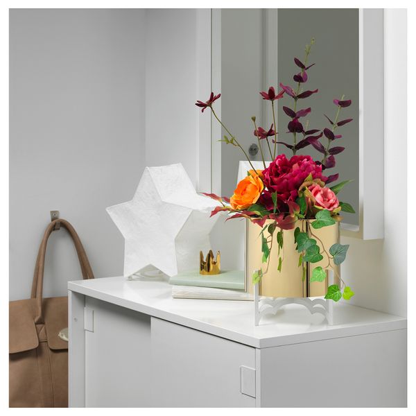 Искусственное растение в горшке ФЕЙКА, оформление темно-красный (15 см) - фото 2