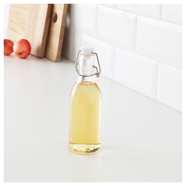 Бутылка с пробкой СОММАР 2017, прозрачное стекло (33 сл) - схема-чертеж с размерами