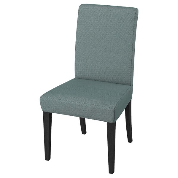 Стул, темно-коричневый, Финнста бирюзовый IKEA ХЕНРИКСДАЛЬ 992.272.69 - фото 1