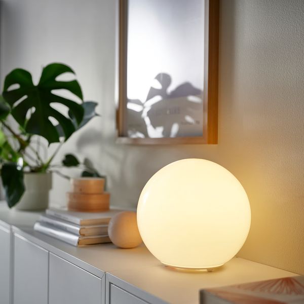 KAJPLATS КАЙПЛАТС Светодиодная лампочка E27 470 лм - умный дом белый спектр/шарообразный/молочный - схема-чертеж с размерами