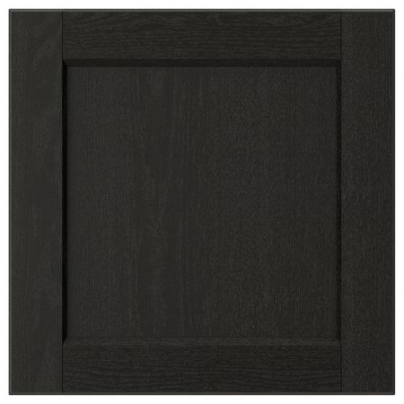 LERHYTTAN Дверь - черная морилка 40x40 см