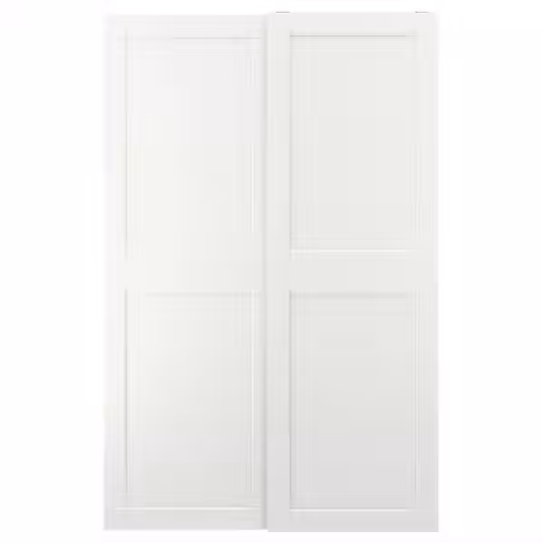 GRIMO Пара раздвижных дверей - белый 150x236 см - фото 1