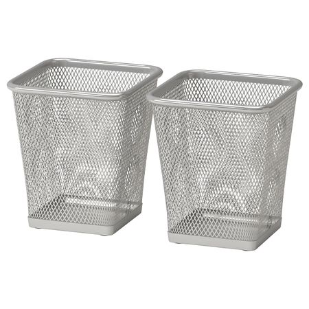 Стакан для ручек, серебристый 2 шт IKEA DOKUMENT ДОКУМЕНТ 103.889.96