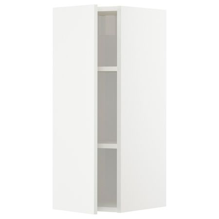 Шкаф навесной с полкой, белый/Хэггеби белый 30x80 см IKEA METOD МЕТОД 293.012.91