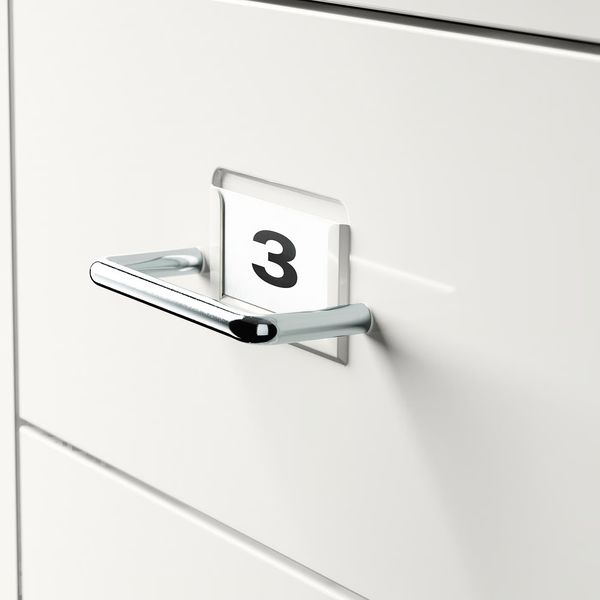 HELMER Тумба с ящиками на колесах - белый 28x65 см - фото 5