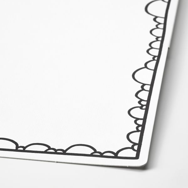 Картон для рисования IKEA MÅLA МОЛА 504.776.36 - схема-чертеж с размерами