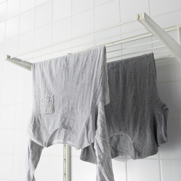 Настенная шина/сушилка, белый 66x41x197 см IKEA АЛЬГОТ 192.303.03 - фото 3