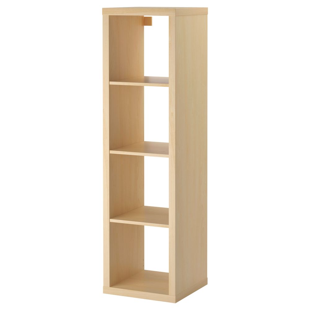 Стеллаж КАЛЛАКС, под березу (42x147 см) - схема-чертеж с размерами