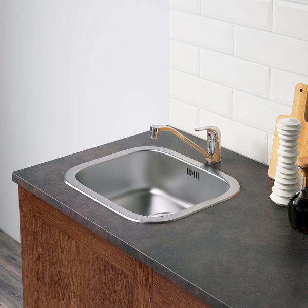 Кухня, под коричневый мореный ясень 160x61x220 см IKEA KNOXHULT КНОКСХУЛЬТ 794.177.79 - фото 3