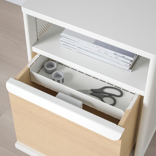 Модуль с электронным замком, сетка белый 41x61 см IKEA BEKANT БЕКАНТ 392.865.15 - фото 3