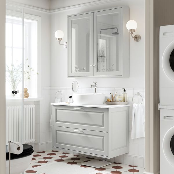 Шкаф с ящиками, раковина, смеситель IKEA TÄNNFORSEN, TÖRNVIKEN ТОРНВИКЕН 595.141.11 - фото 3