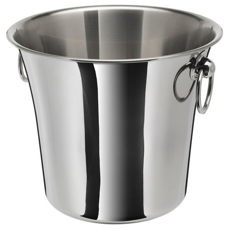 Ведро для шампанского, нержавеющая сталь 20 см IKEA SOLDRÄNKT СОЛДРЭНКТ 705.110.93
