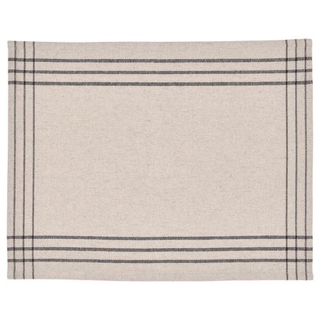 VÅRARV ВОРАРВ Салфетка под приборы - темно-серый/неокрашенный 35x45 см