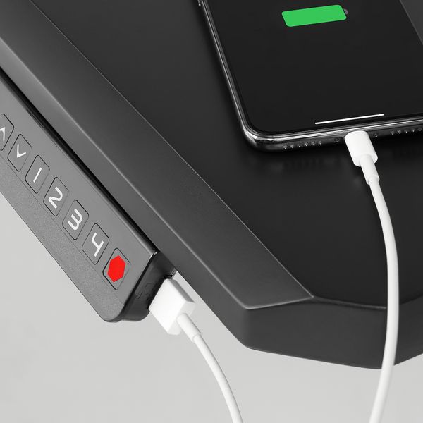 Геймерский стол и стул, черный-серый, 140x80 см IKEA GRUPPSPEL УППСПЕЛЬ ГРУППСПЕЛЬ, UPPSPEL УППСПЕЛЬ 294.410.36 - фото 3