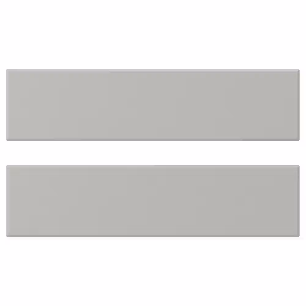 LERHYTTAN Фронтальная панель ящика - светло-серый 40x10 см - фото 1