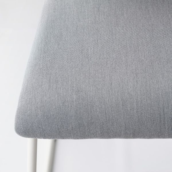 Стул, белый/Книса светло-серый IKEA NILSINGE НИЛЬСИНГЕ 504.953.34 - схема-чертеж с размерами