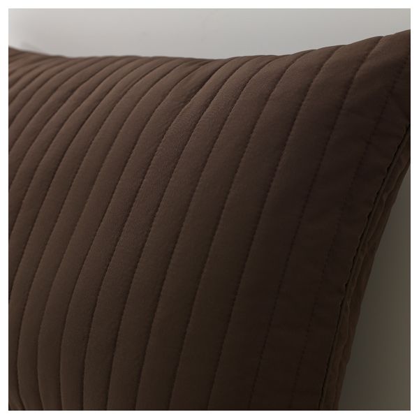 Чехол на подушку КАРИТ, коричневый (40x65 см) - схема-чертеж с размерами