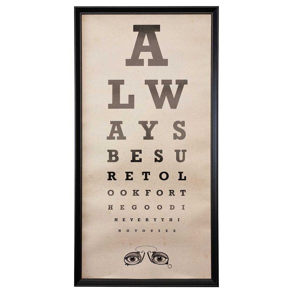 Рама с постером, 35x70 см, Always be sure IKEA KNOPPÄNG КНОППЭНГ 505.607.01 - фото 1