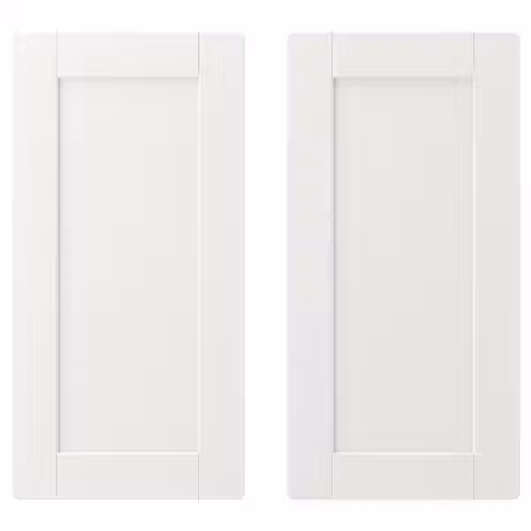 SMÅSTAD Дверь - белый/с рамой 30x60 см - фото 1