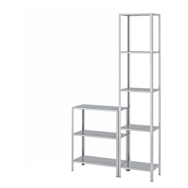 Стеллаж для дома, сада, 100x27x74-183 см IKEA HYLLIS ХИЛЛИС 994.174.10 - фото 1
