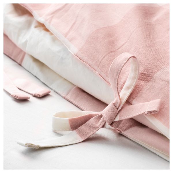 Пододеяльник и 1 наволочка ЭММИ РУТА, светло-розовый, белый - фото 3