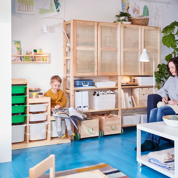 Комбинация для хранения с дверцами, сосна 174x30x179 см IKEA IVAR ИВАР 693.870.04 - фото 3