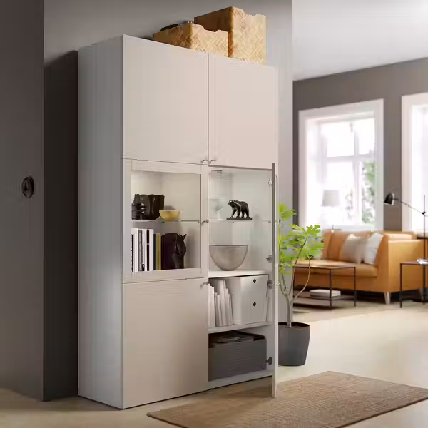 BESTÅ Комбинация д/хранения+стекл дверц - фото 2