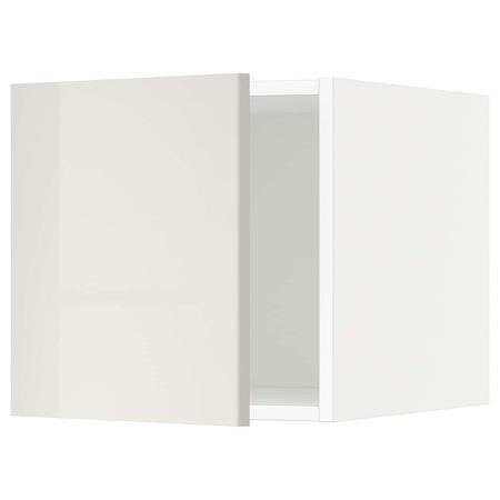Верхний шкаф, белый/Рингульт светло-серый 40x40 см IKEA METOD МЕТОД 292.325.80