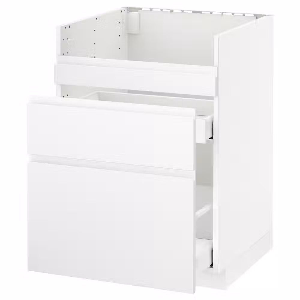 METOD Напол шк д/мойки ХАВСЕН/3фасада/2ящ - фото 1