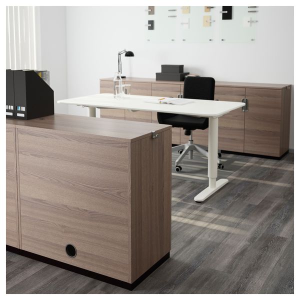 Шкаф с дверями ГАЛАНТ, серый (80x80 см) - фото 3