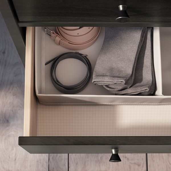 Комод с 6 ящиками, темно-коричневый морилка 162x95 см IKEA IDANÄS ИДАНЭС 704.587.07 - фото 4