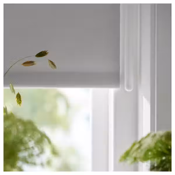 FRIDANS Рулонная штора, блокирующая свет - серый 140x195 см - фото 3