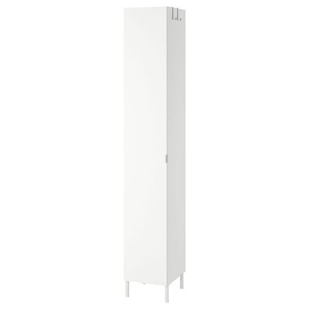 Шкаф высокий 1-дверный, белый 30x38x189 см IKEA LILLÅNGEN ЛИЛЛОНГЕН 391.880.58