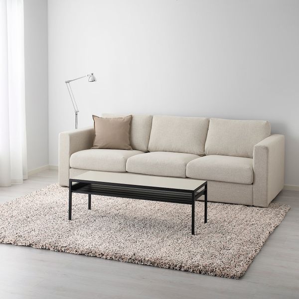 Ковер, длинный ворс, белый 200x270 см IKEA VINDUM ВИНДУМ 503.743.89 - схема-чертеж с размерами
